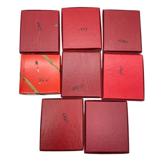 Cadillac 24kt Gold Finish Christmas Tree Ornaments 90s lot of 8 3D ornaments - Picture 14 of 14